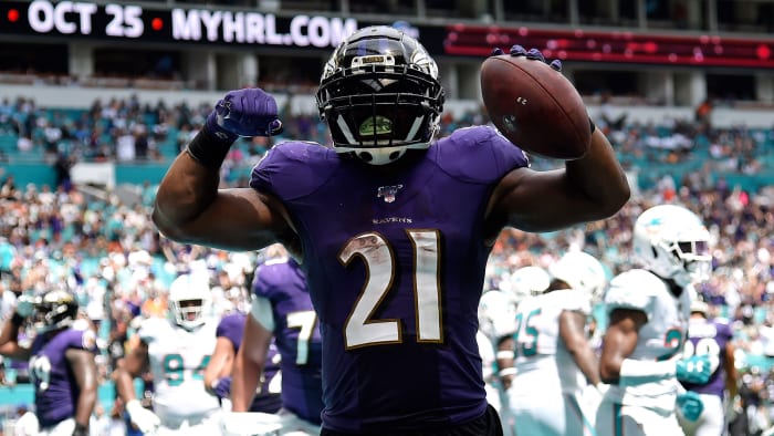 Mark Ingram and the Ravens are playing the Bengals at home this weekend, a friendly environment for running backs.